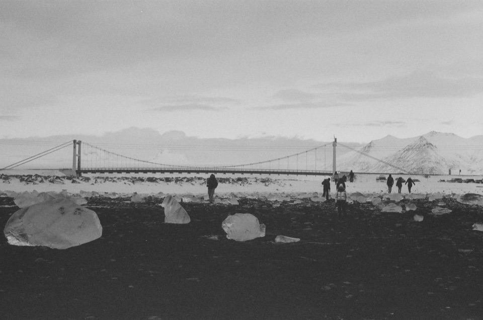 The shoreline at Diamond Beach