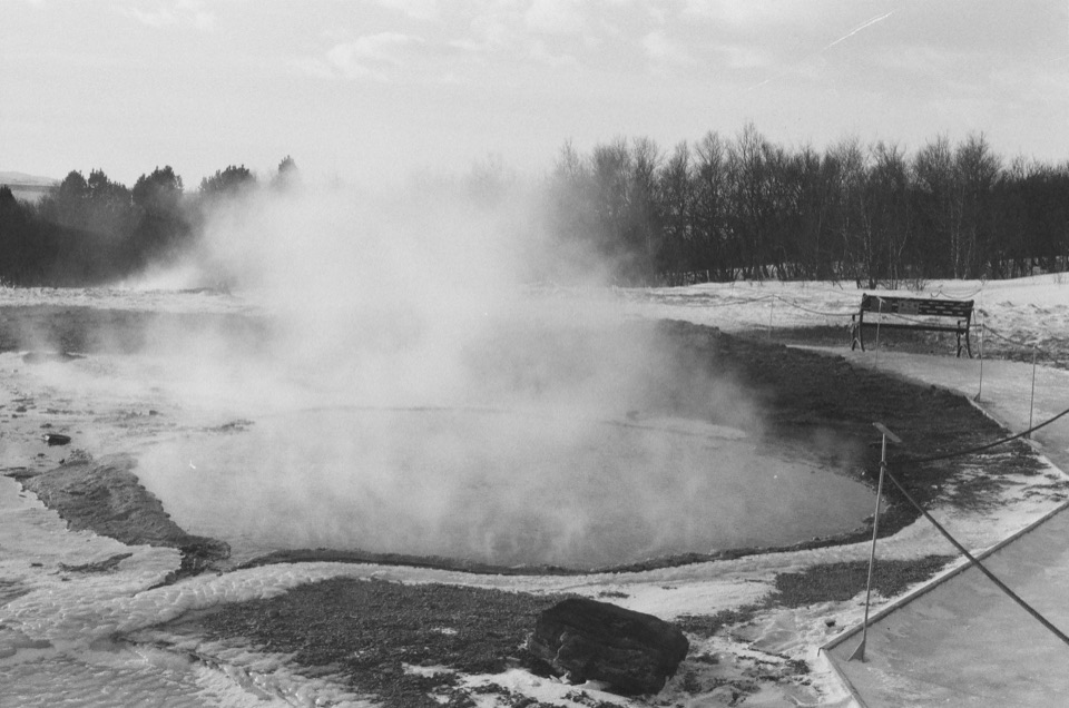 The Geysir area on film