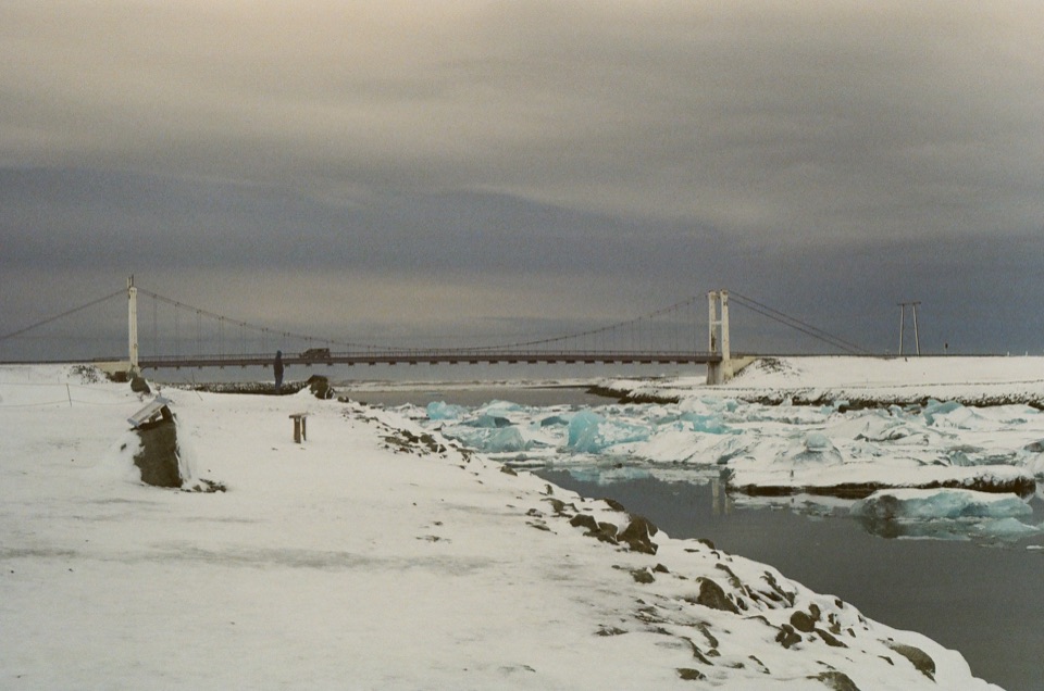 A film frame at Jökulsárlón