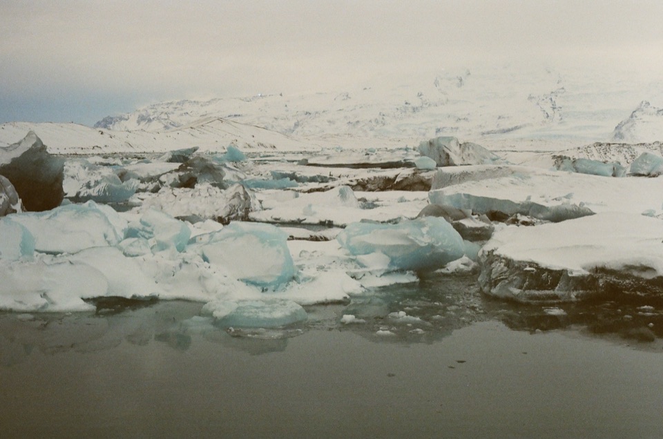 Glacial landscape at Jökulsárlón